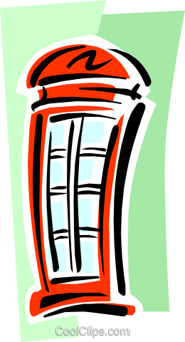 Phone Booth Clipart Transparent - Phone Booth Clipart Transparent (260x480)