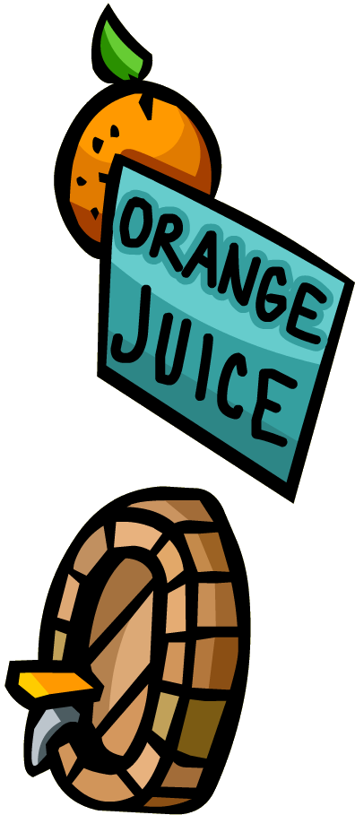 Medieval Party Orange Juice - Orange Juice (396x909)