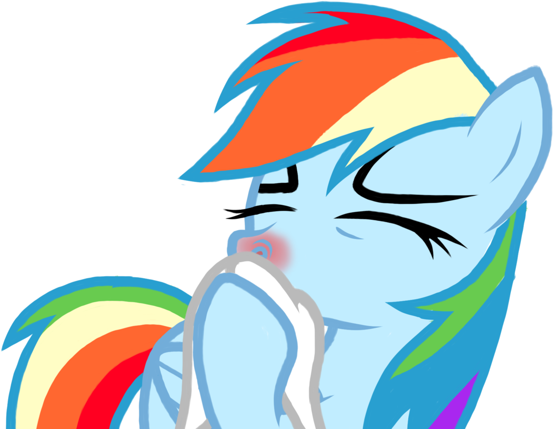 Proponypal, Cold, Handkerchief, Nose Blowing, Rainbow - Proponypal, Cold, Handkerchief, Nose Blowing, Rainbow (1280x960)