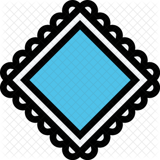 Handkerchief, Clothing, Shop, Laundry, Accessory Icon - Outline Of Handkerchief (512x512)