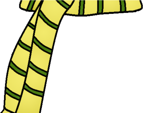 Scarf Clipart - Scarf Clipart Black And White (640x480)