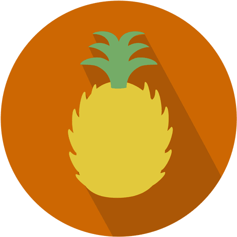 Pin Pineapple Slice Clip Art - Abacaxi Icone Png (512x512)
