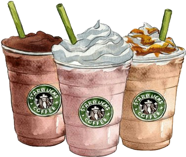 Coffee Latte Milkshake Starbucks Clip Art - Starbucks Drawing (700x400)