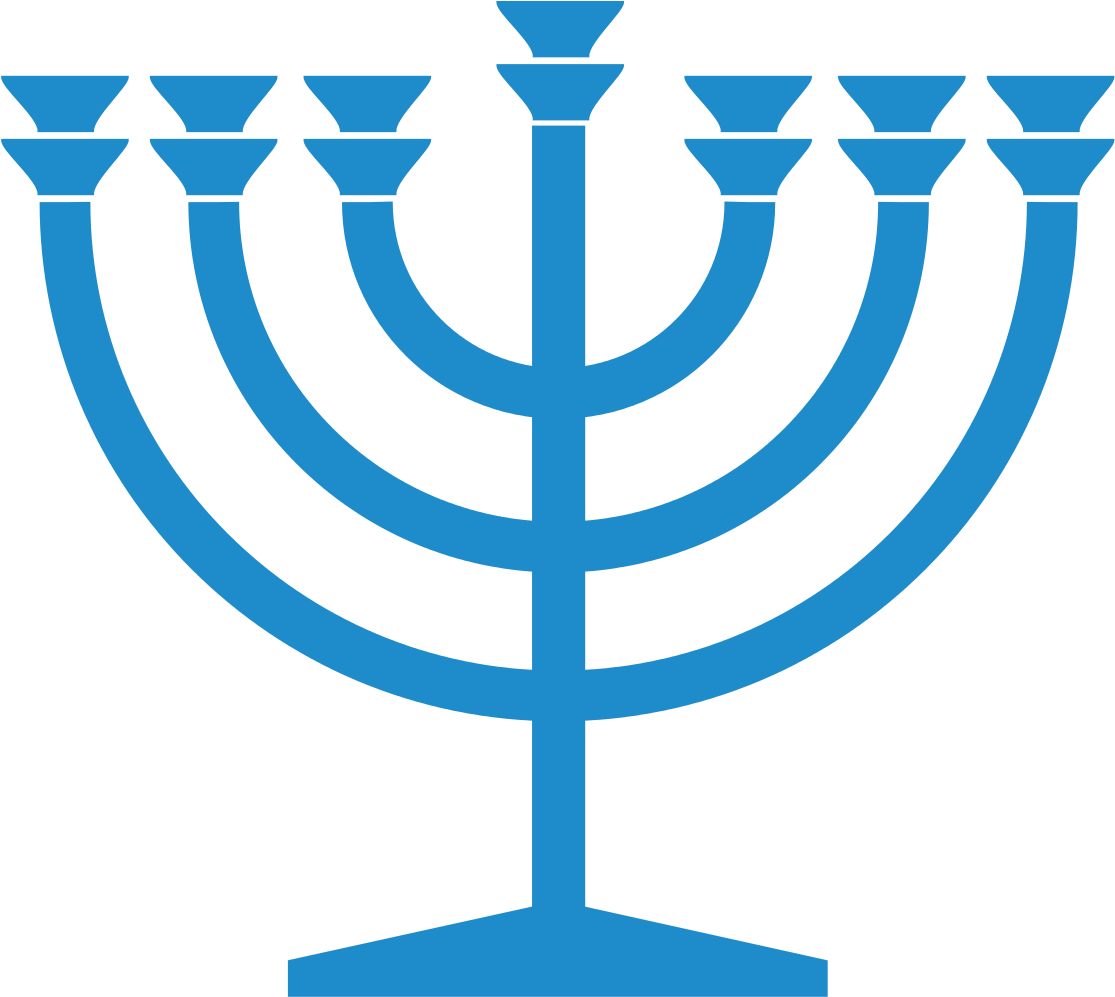 Free Hanukkah Clipart & Animations - Messianic Seal (1130x1024)