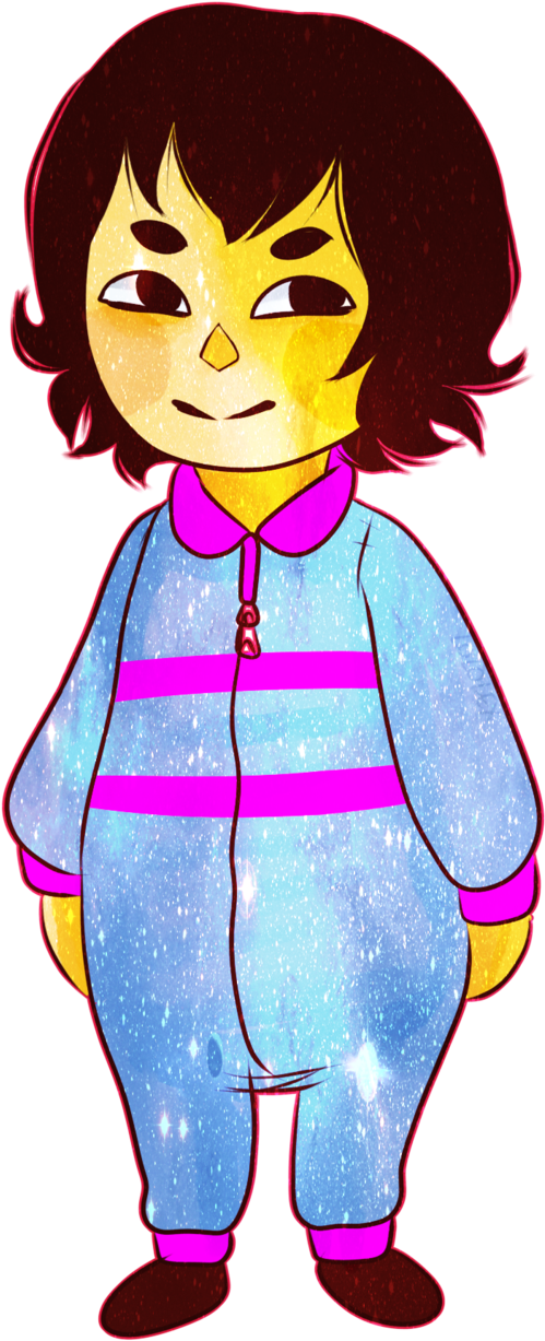 Frisk In A Onesie By Shlomohomo - Cartoon (606x1316)