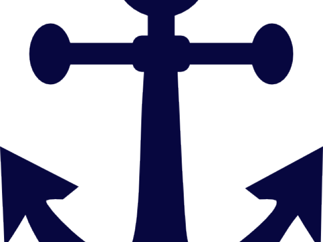 Dark Blue Clipart Jangkar - Anker Bild (640x480)