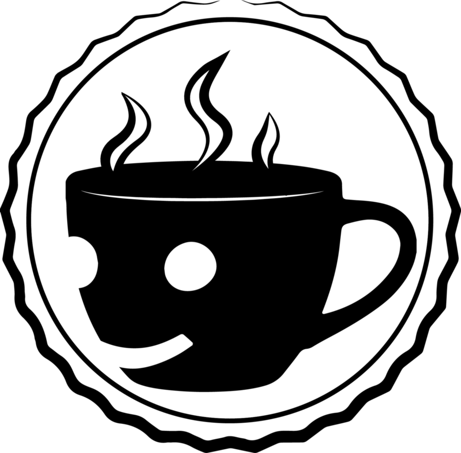 Steaming Coffee Cup Logo Png - Coffee (901x887)