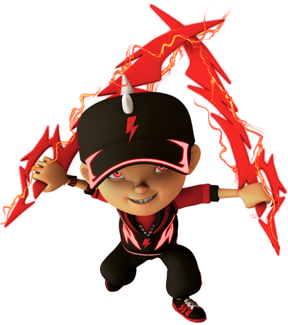 Boboiboy Halilintar - Boboiboy Halilintar Png (650x680)