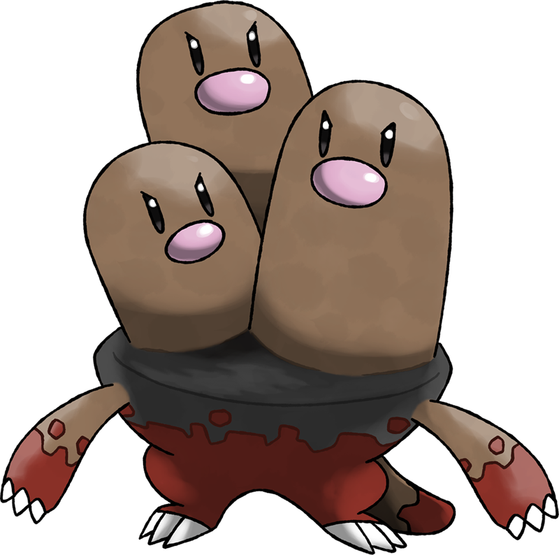 0 Yorum - Dugtrio Png (800x794)