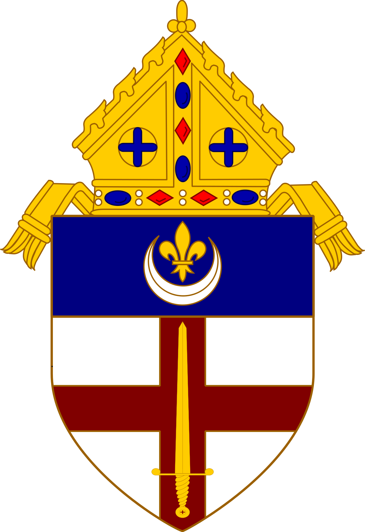 Diocese Coat Of Arms (1200x1749)