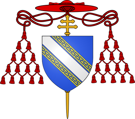 Coat Of Arms Of Guillaume Aux Blanches Mains, Archbishop - Roman Catholic Archdiocese Of Lingayen-dagupan (440x389)