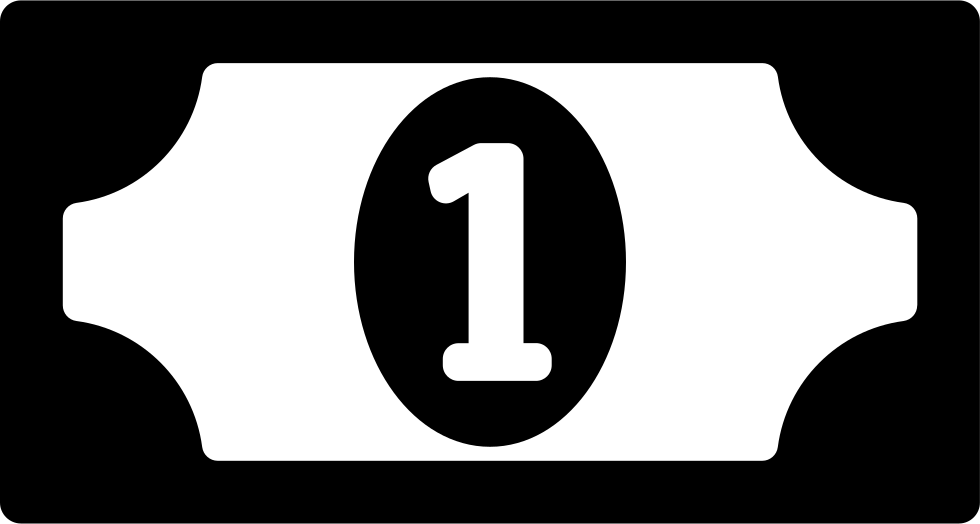 Money Bill Of One Comments - Sign (980x524)