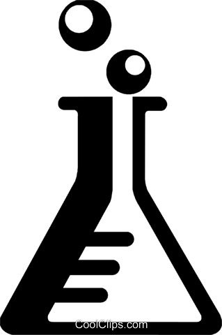 Beakers Flasks And Test Tubes - Tubo De Ensaio Png (319x480)