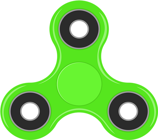 Green Fidget Spinner (512x512)