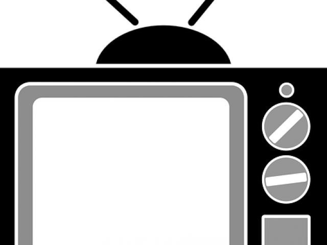 Tv Clipart Vintage Tv - Cartoon Tv Transparent Png (640x480)