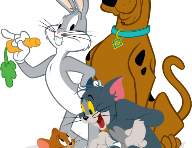 Furry Clipart Kids - Tom And Bugs Bunny (640x480)