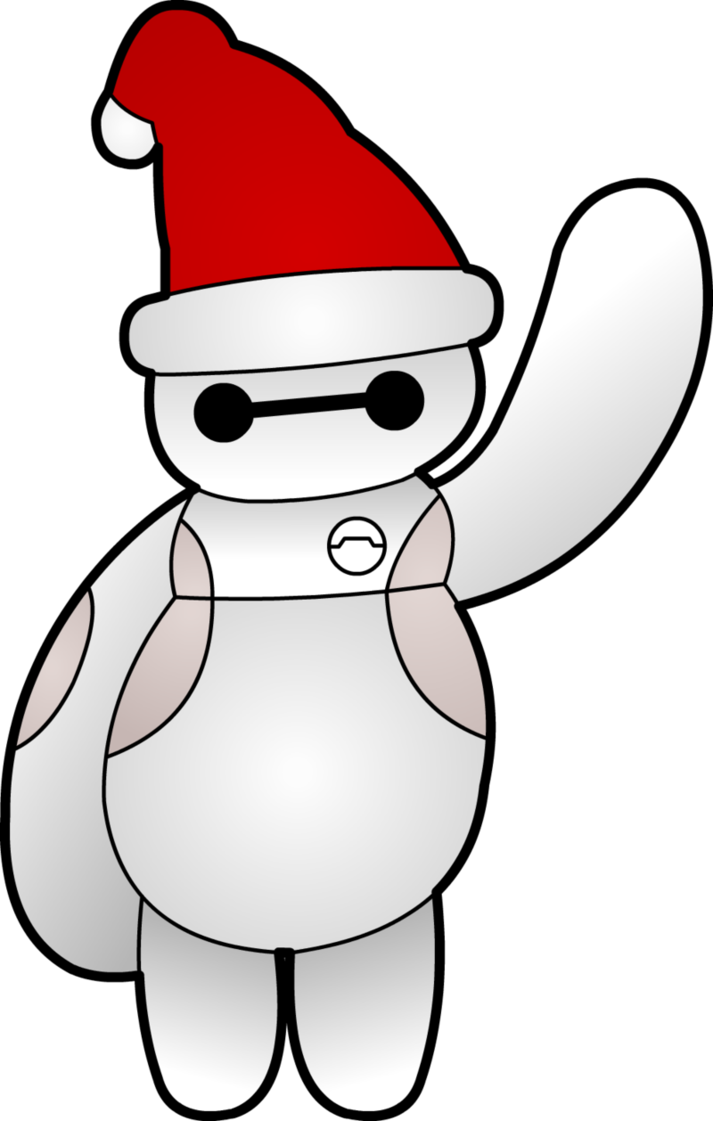 Christmas Baymax By Sorcererparker - Cartoon (713x1121)