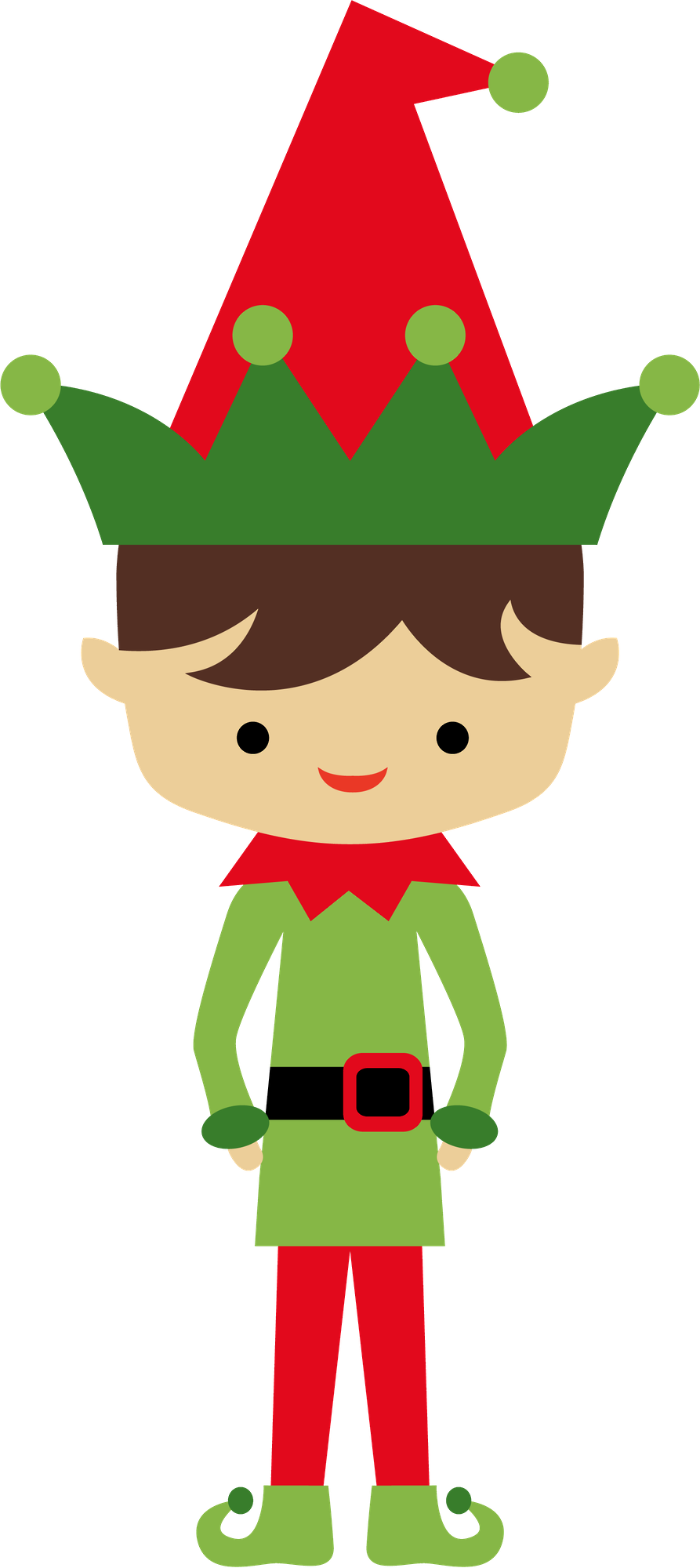 Christmas✮ More - Elf Clip Art (893x2000)