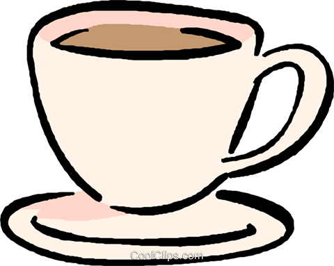 Xícaras De Café Livre De Direitos Vetores Clip Art - Café Vetor Png (480x383)