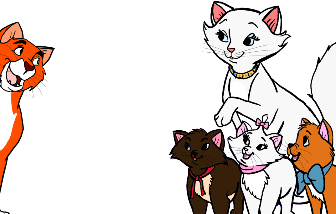 Aristocats Vector By Sivvri - Cartoon (1072x746)