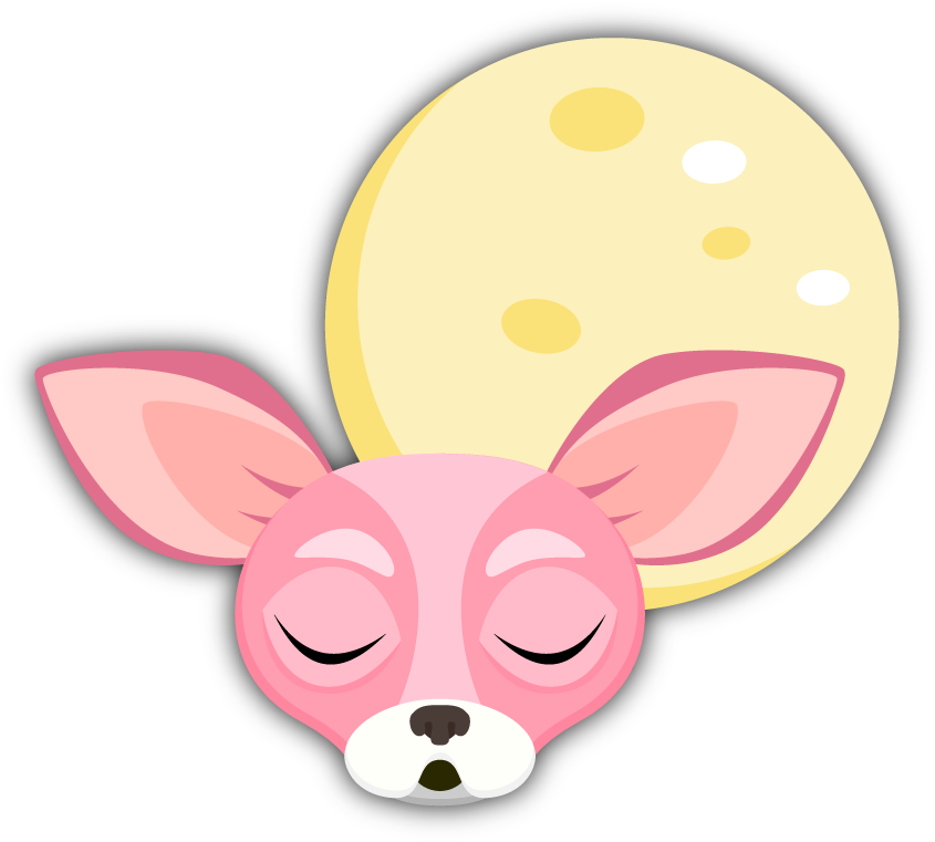 Pink Valentine's Chihuahua Emoji Stickers - Cartoon (855x768)