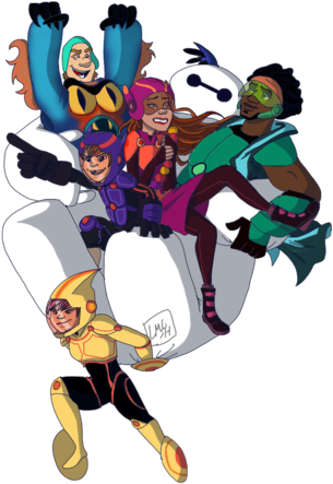 Big Hero 6 Wallpaper Called Big Hero - Cartoon (356x500)