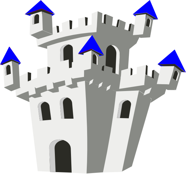 Fairy Tale Blue Castle, Vector Material, Fairy Tale, - Have Fun Storming The Castle! Mug (804x750)