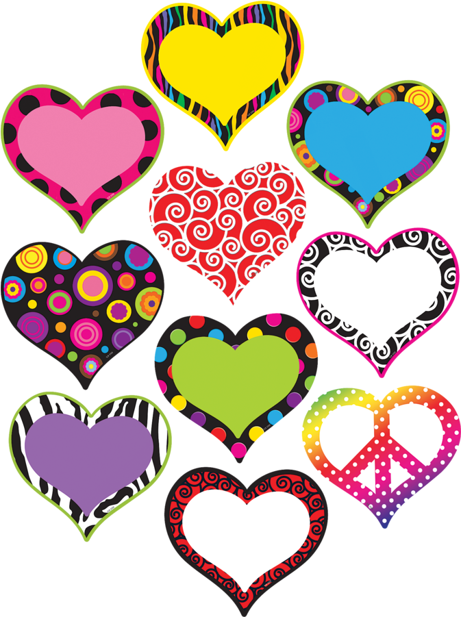 Tcr5100 Fancy Hearts Accents Image - Fancy Hearts (900x900)
