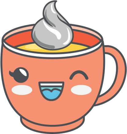 Delicious Coffee Drink Kawaii Style - Bebidas Kawaii (550x550)