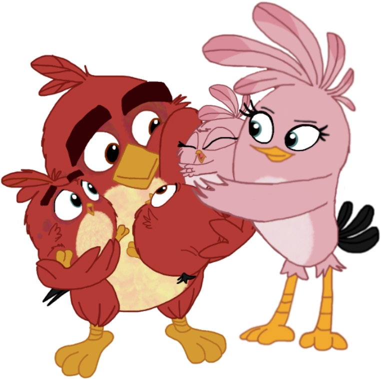 Redella Is A Parent By Hakunamatata15 - Red's Parents Angry Birds (1024x768)