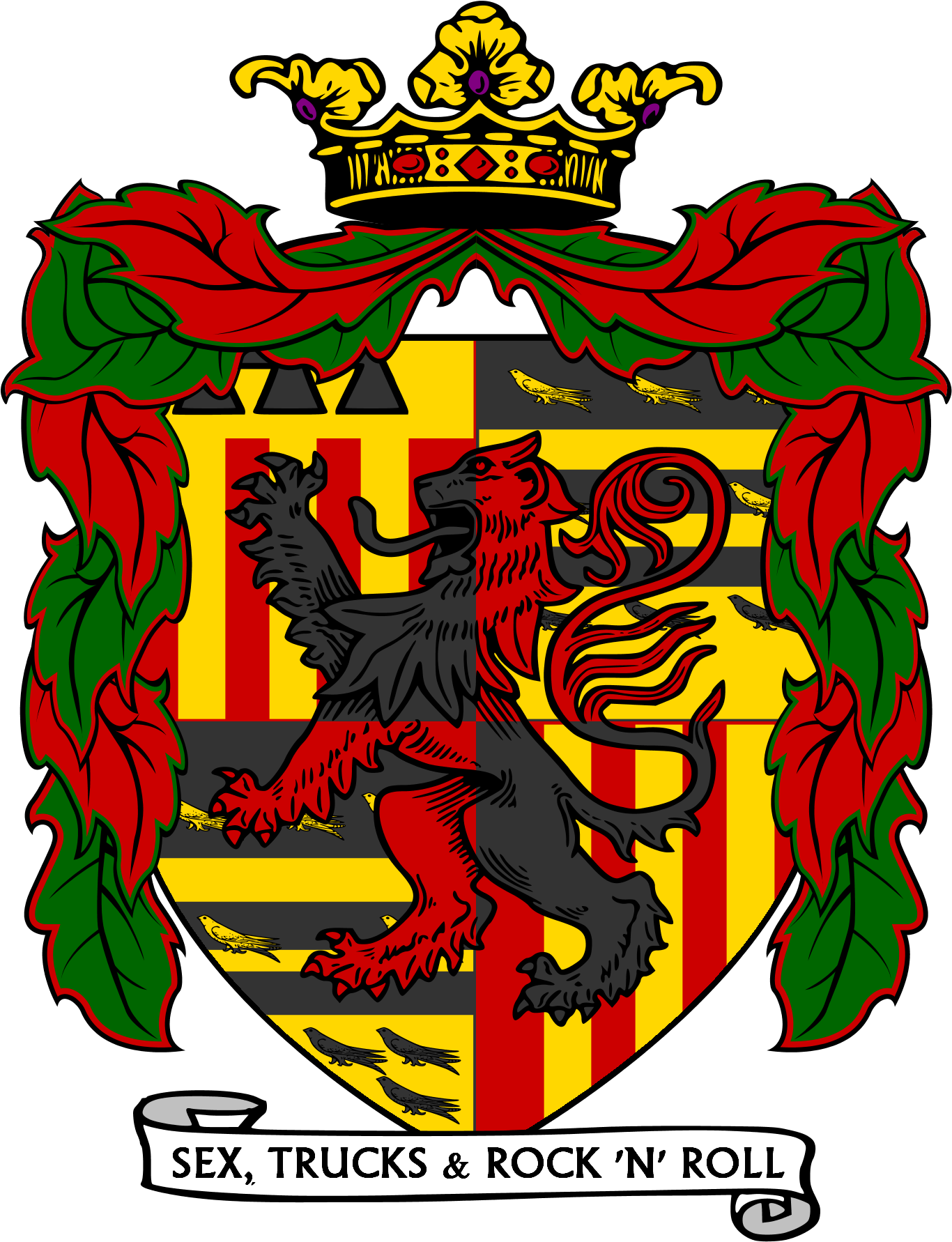 Par Ce Signe Tu Vaincras - Dracmor Wappenfarbe, Clan Dracmor Karte (1930x1930)