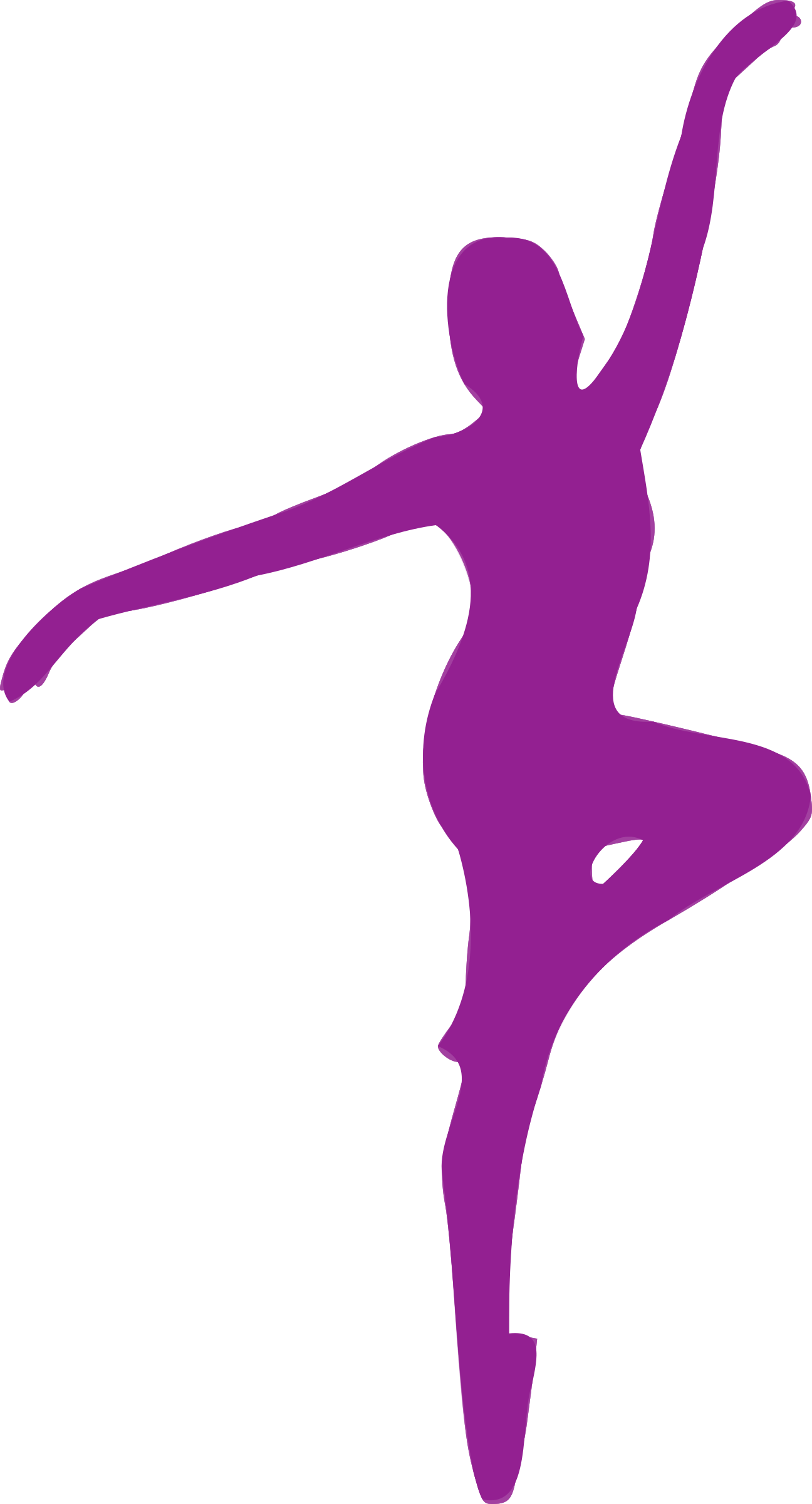 Danse 27 - Pembe Ayakkabılı Balerin Png Vektörel (1296x2400)