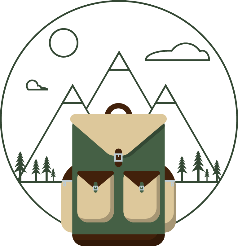 Go Backpacking Logo - Go Backpacking Logo (768x794)