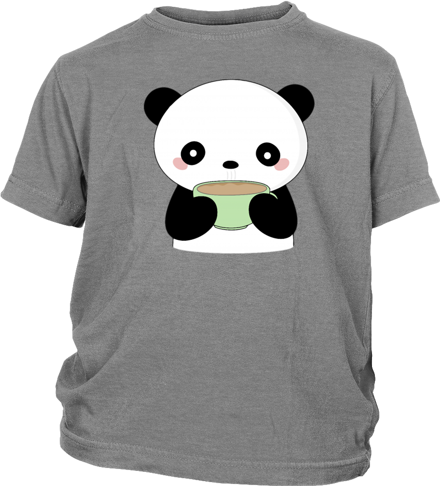 Kawaii Coffee Panda T-shirt - Vegas Golden Knights Shirt (1000x1000)