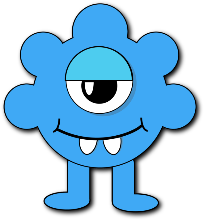 See Here Cute Monster Clipart Black And White Hd Images - Monsters Clipart (800x800)