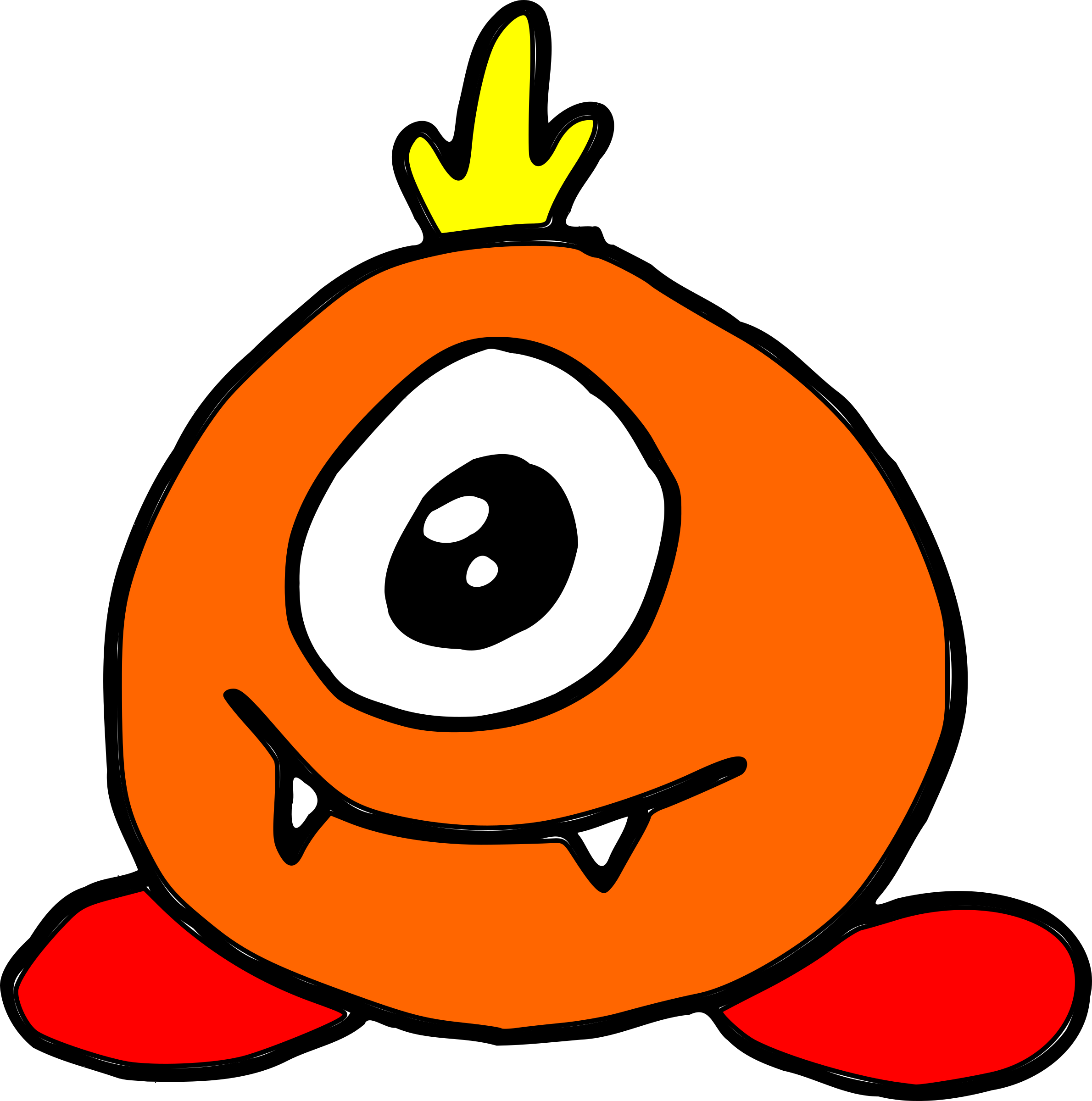 Monster 04 - Monster To Print (2380x2400)