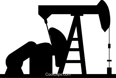 Oil Well Royalty Free Vector Clip Art Illustration - Oil Well Clip Art (480x324)