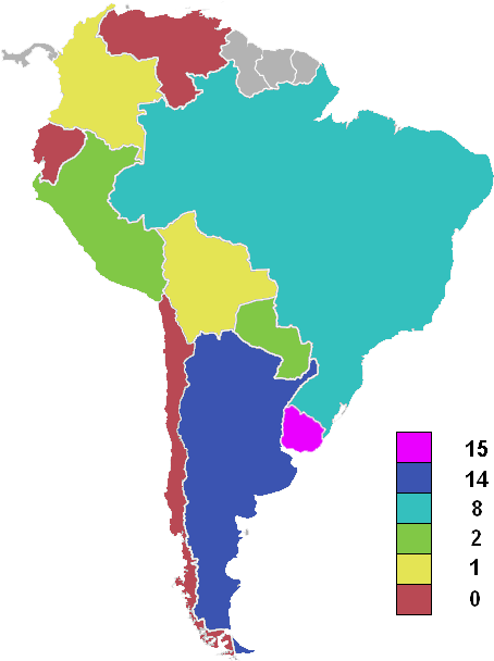 Performance Of Peru, Paraguay And Uruguay Football - Drinking Age In America (494x611)