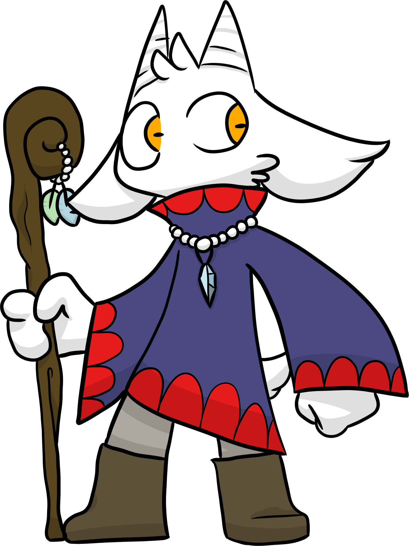 Mage Goat - Cartoon (1330x1776)