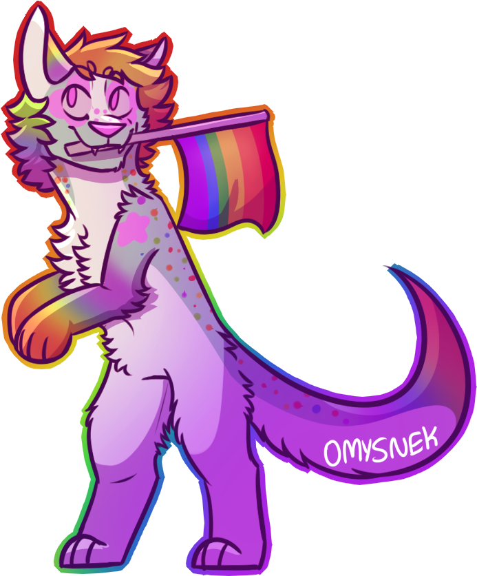 Rainbow River - Cartoon (739x865)