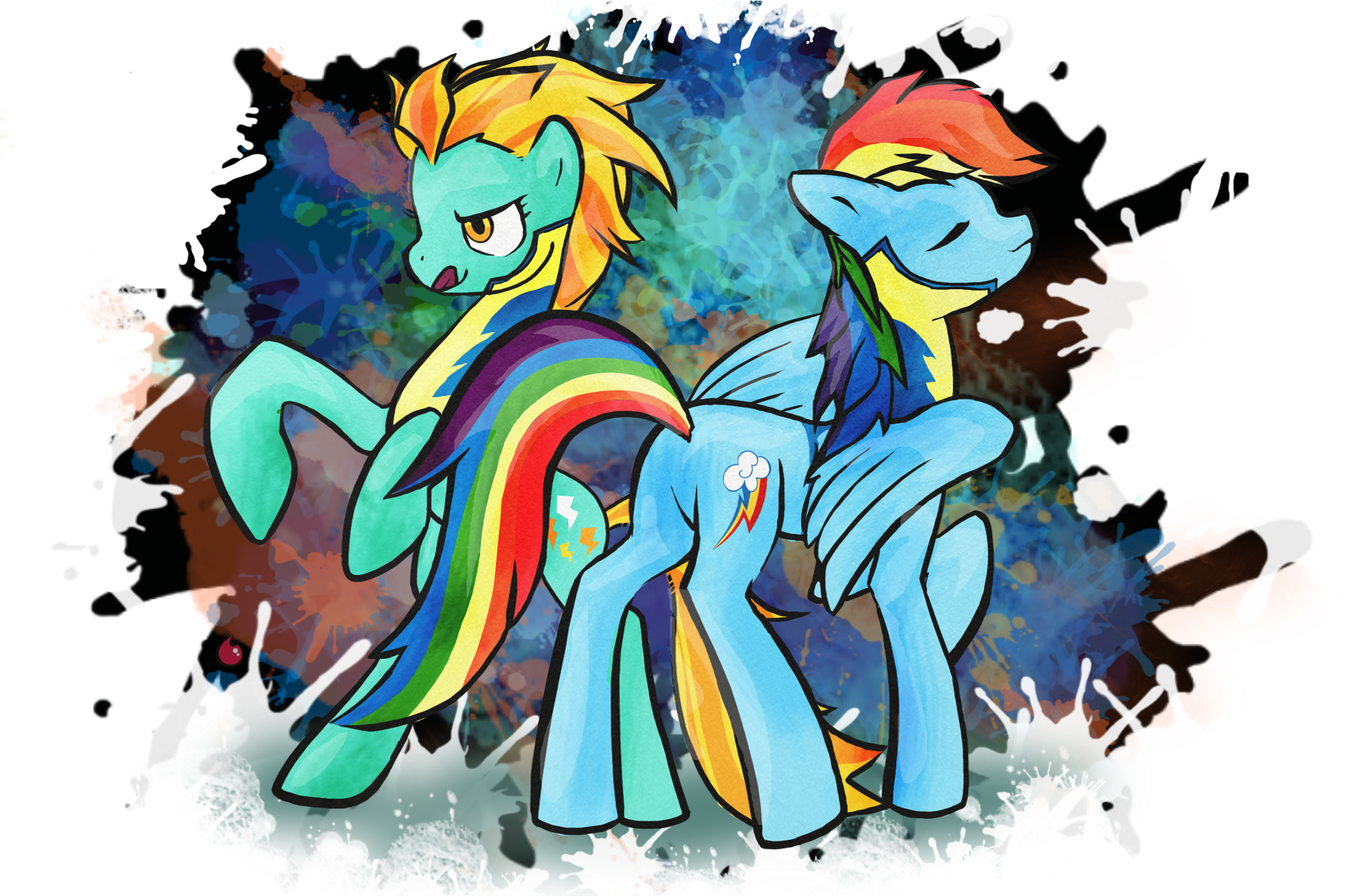 Rainbow Dash Derpy Hooves Art Vertebrate Horse Like - December 15 (2205x1505)