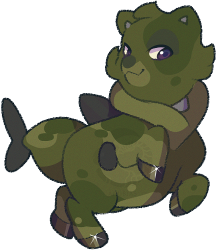 A2- 257 Camo Buddy By Capriamasterlist - Cartoon (509x507)