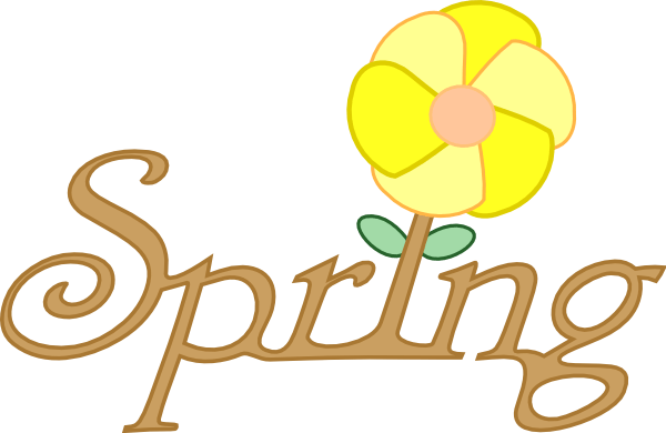 Spring Season Clipart - Cartoon Pictures Of Spring Season (600x390)