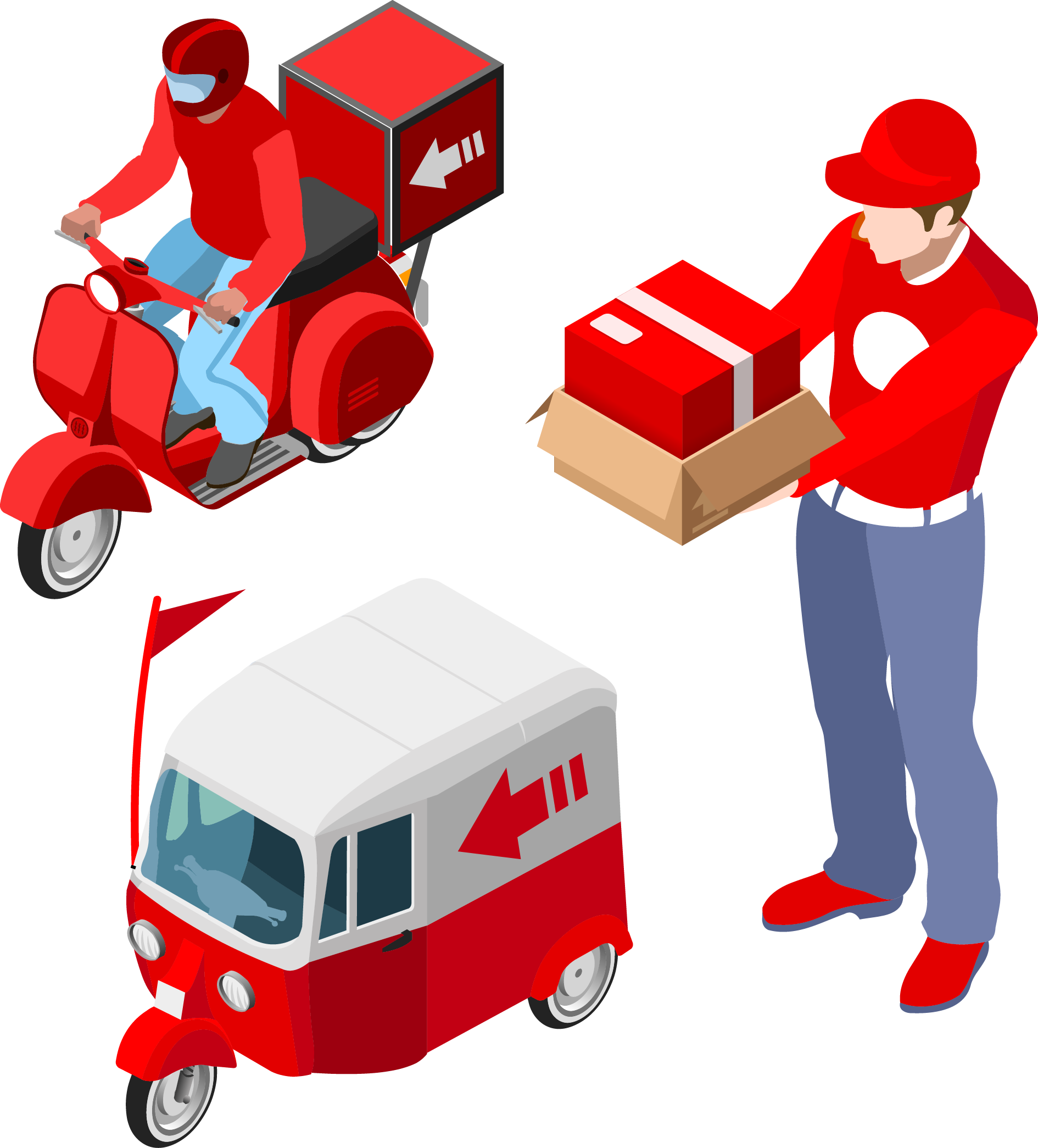 Logistics Delivery Clip Art - Logistic Png Delivery (1890x2090)