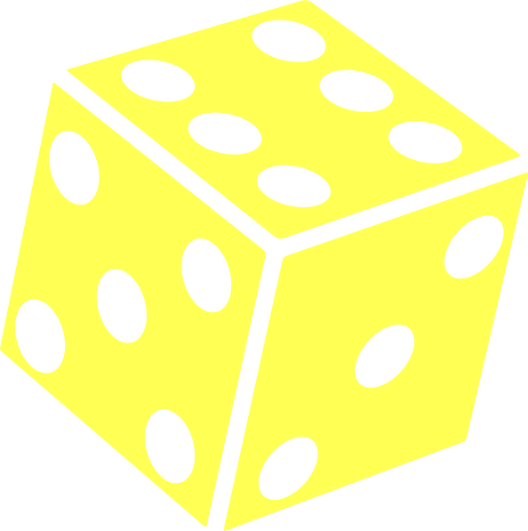 Six Sided Dice Clip Art At Clker - Wildflower Cases Tana (594x597)