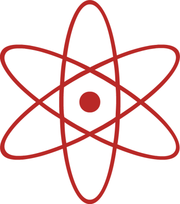 Atom Symbol Clip Art - Amal Jyothi College Of Engineering, Kottayam (353x400)