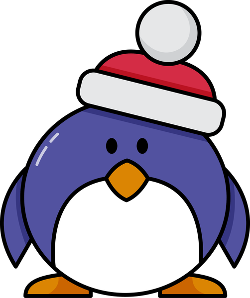 Clip Art - Adã©lie Penguin (502x599)