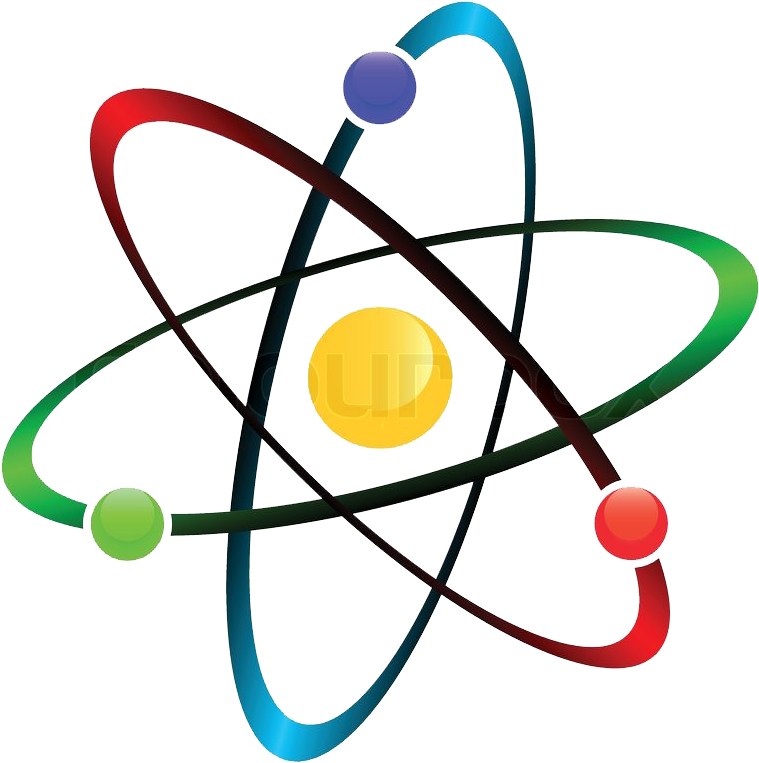 Science Atom Icon - Atom Clipart (800x800)