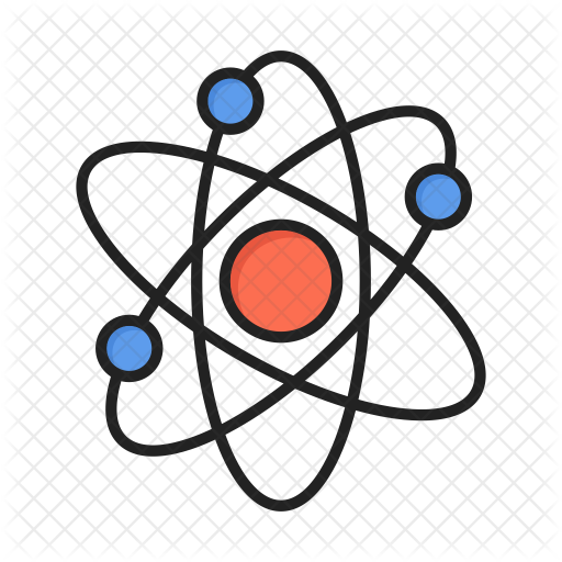 Atom Icon - Cartoon Atom (512x512)