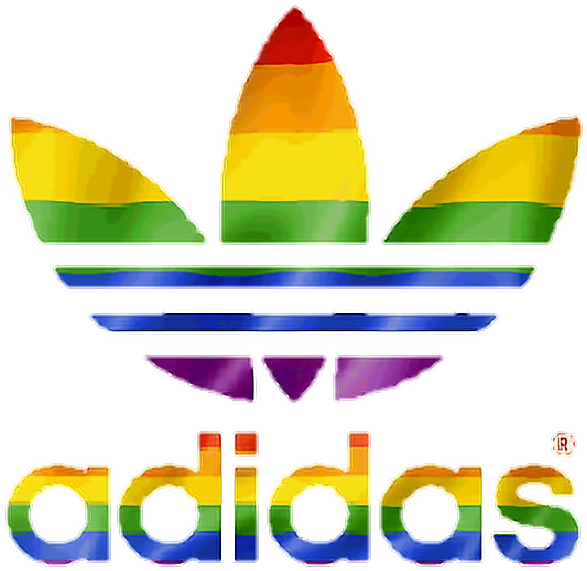 Logo Adidas Colores Png (736x572)